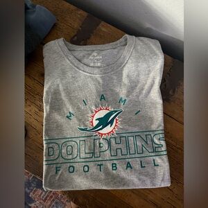 Fanatics Gray Miami Dolphins Tee